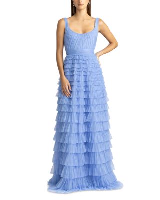 Zac Posen Layered Ruffle Tulle Gown | Bloomingdale's Women