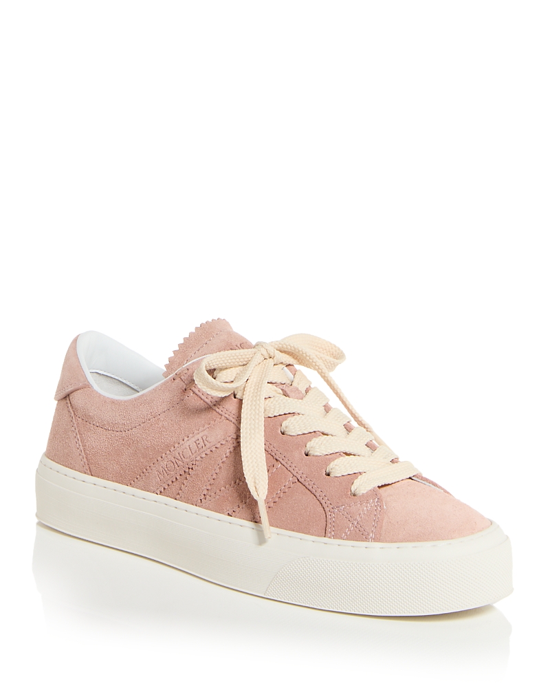 MONCLER WOMEN'S MONACO 2 LOW TOP SNEAKERS