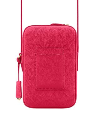 Leather Zip Phone Pouch