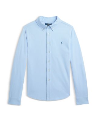 Ralph Lauren - Boys' Featherweight Cotton Mesh Shirt - Big Kid