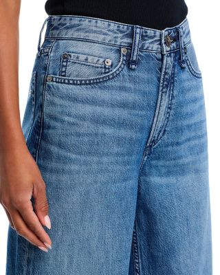 Logan Featherweight High Rise Wide Leg Jeans in River