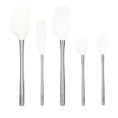 Flex-Core Silicone and Stainless Steel 5-Piece Spatula Set