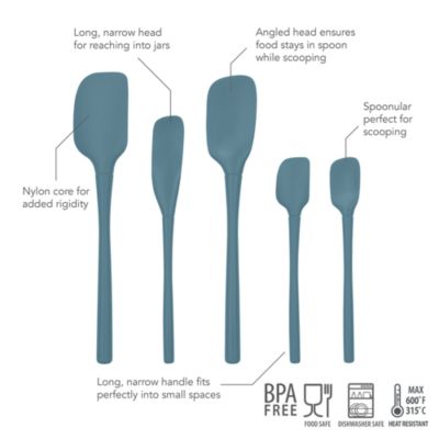 Flex-Core Silicone 5-Piece Spatula Set 