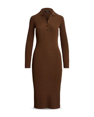 Ralph Lauren Rib Knit Polo Dress | Bloomingdale's Women