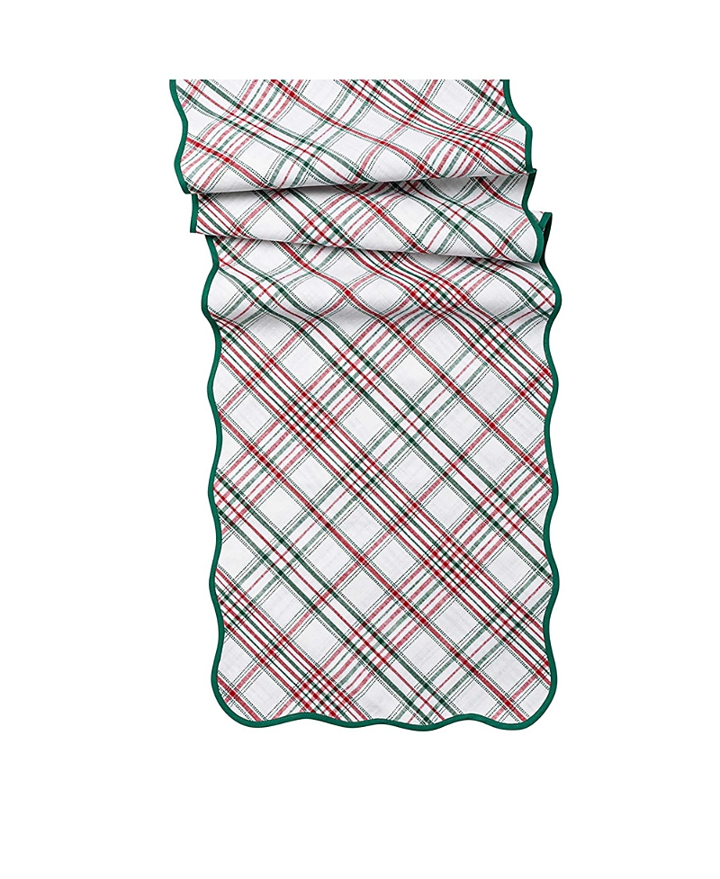 Juliska Merry Tartan Table Runner, 18" X 90" In Multi