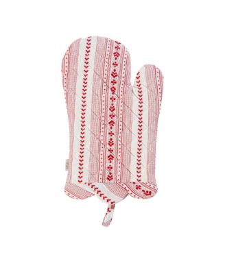 Villa Stripe Oven Mitt and Pot Holder Set of 2