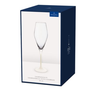 Manufacture Rock Blanc Flute, Set of 4