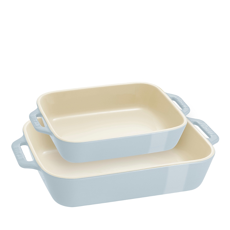 Staub Ceramic Rectangular Baking Dish 2-piece Set