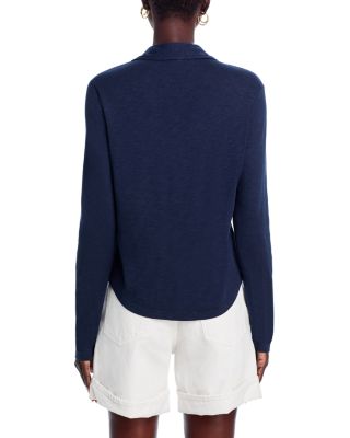 Button Front Knit Top