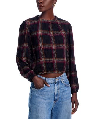 Bella Dahl Plaid hot Buttonup