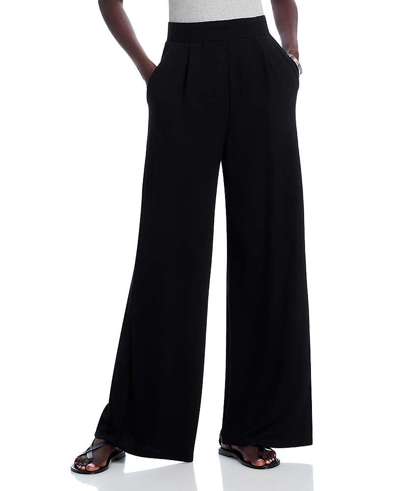 Leset Lauren Pleated Pocket Pant In Black