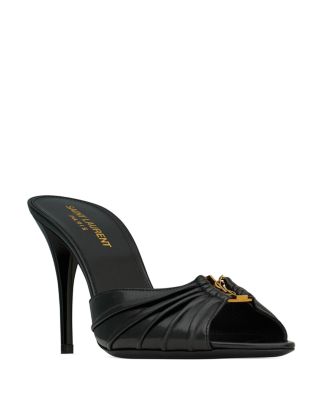 SAINT LAURENT - Women's Babylone Mules In Smooth Leather
