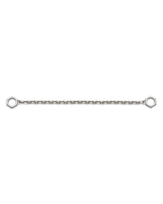 Sterling Silver Trademark Hexagon Interlocking Links Chain Bracelet