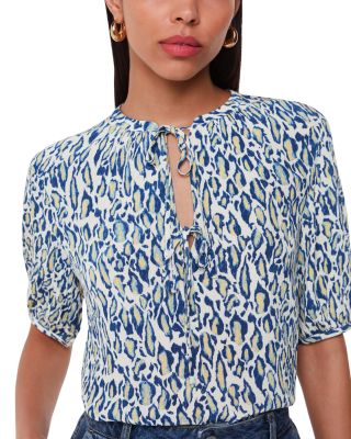 Flaming Leopard Blouse