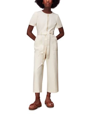 Whistles - Zip Front Denim Jumpsuit