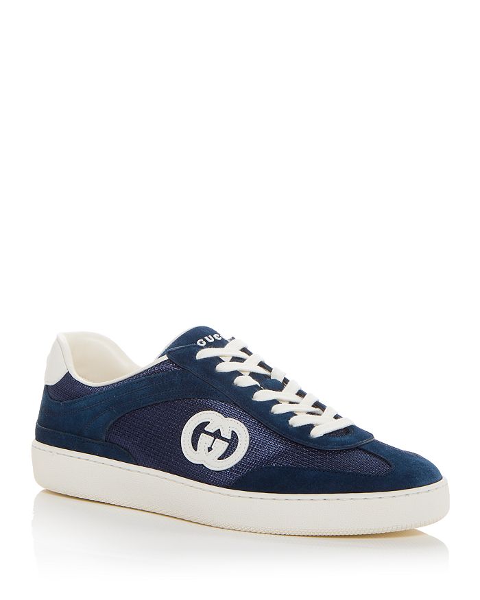 Gucci Men s Sweet Low Top Suede Sneakers Bloomingdale s