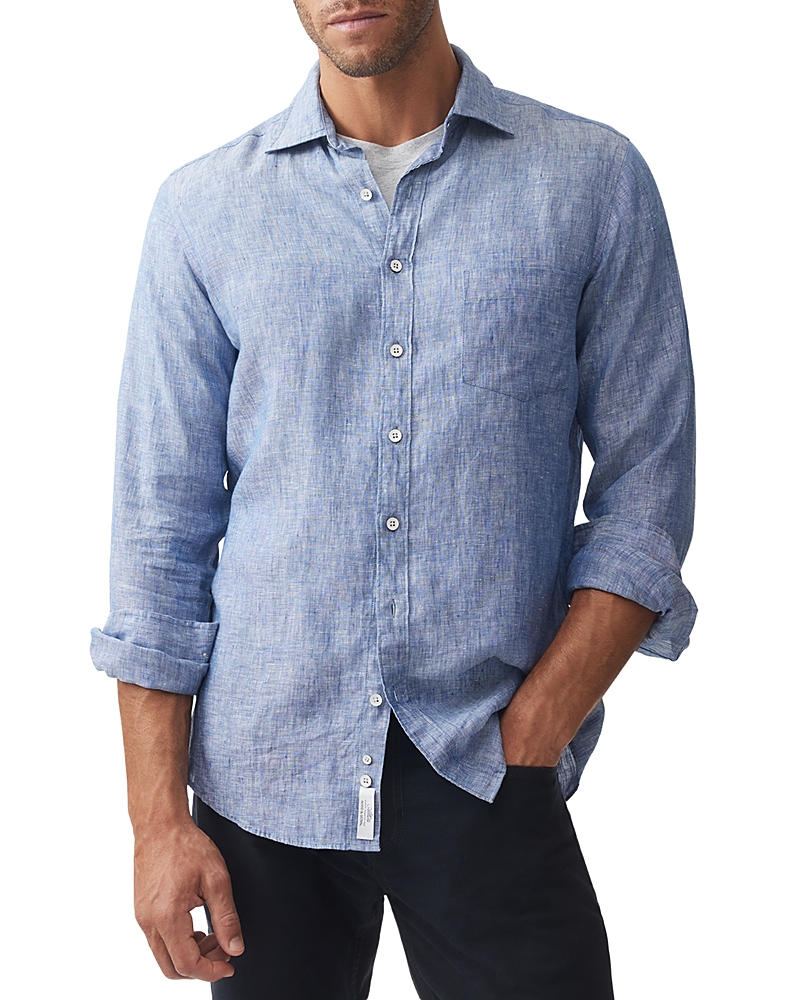 Rodd & Gunn Coromandel Linen Shirt In Indigo