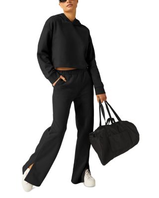 Happiness Cropped Hoodie