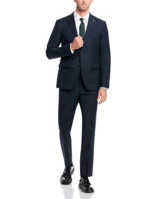 John Varvatos Star USA - Crepe Plaid Slim Fit Suit Separates