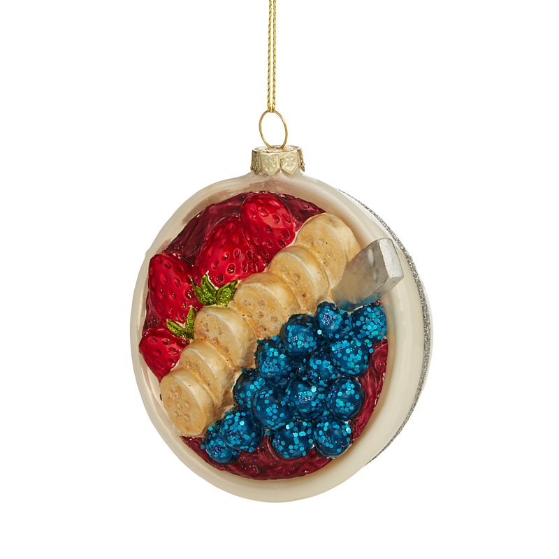 Bloomingdale's Glass Fruit Bowl Ornament - Exclusive In Multi