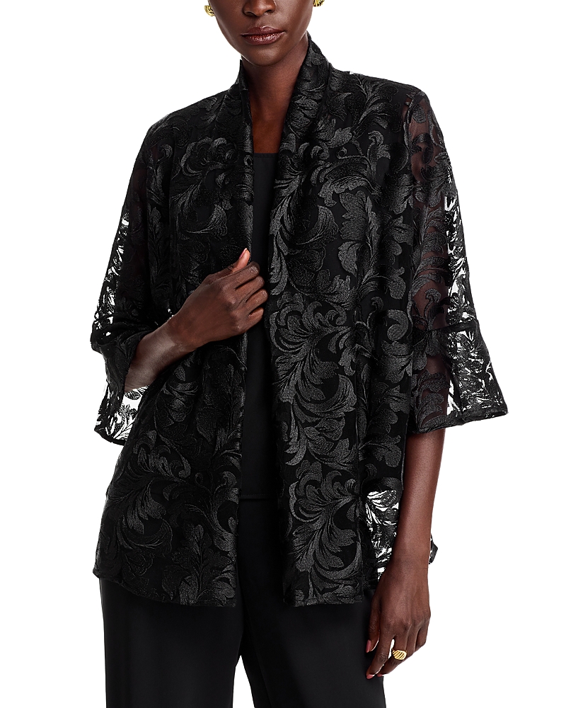 Caroline Rose Bella Lace Draped Cardigan