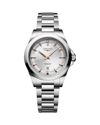 Longines - Conquest Sunray Silver Watch, 30mm