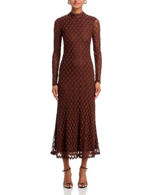 Bardot Ola Embroidered Midi Dress | Bloomingdale's Women