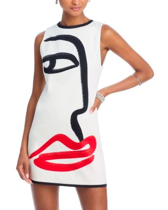 Alice+Olivia■Clyde Shift Dress - Exlusive■ドレス Alice + Olivia Clyde Embellished Shift Dress | Neiman Marcus
