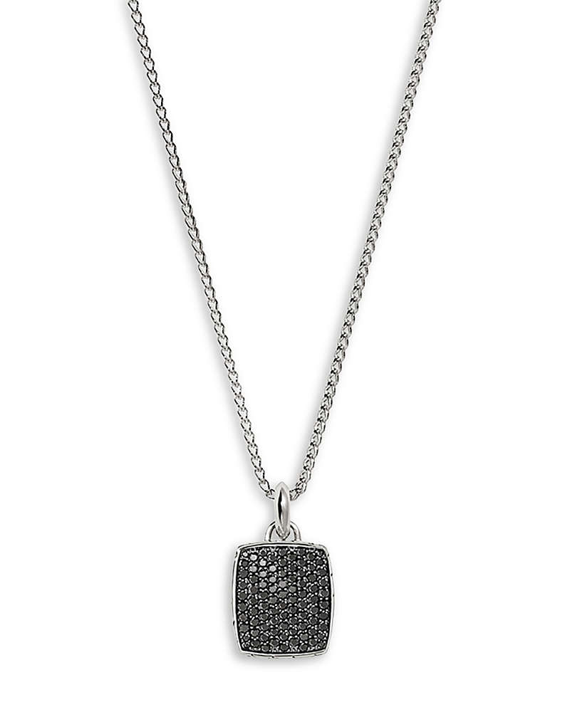 John Hardy Tag Necklace In Sterling Silver
