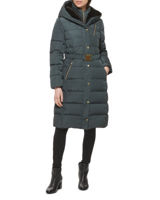 Belted Puffer Coat