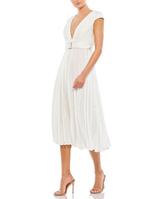 Mac Duggal - Pleated Midi Dress