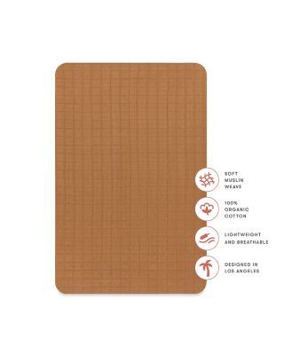 All Stages Bassinet Sheet in GOTS Certified Organic Muslin Cotton