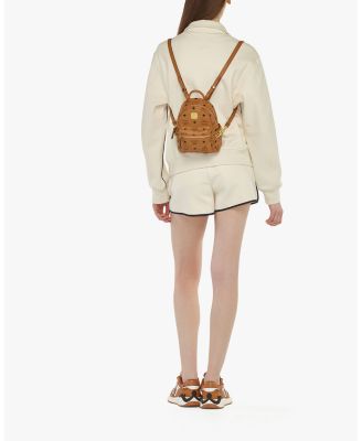 MCM Stark Bebe Boo Side Studs Backpack in Visetos | Bloomingdale
