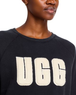 UGG® Madeline Fuzzy Logo Crewneck Sweater | Bloomingdale's