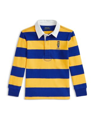 Ralph Lauren - Boys' Polo Bear Cotton Jersey Rugby Shirt - Little Kid, Big Kid