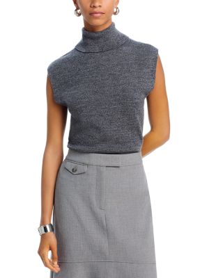 Derek Lam 10 Crosby - Contro Sleeveless Turtleneck