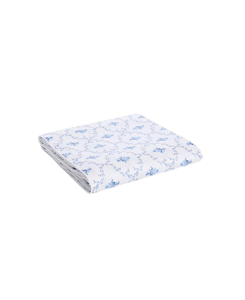 Hill House Home The Top Sheet, Twin In Blue Trellis