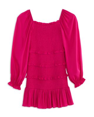 Girls' Laila Long Sleeved Smocked Dress - Big Kid