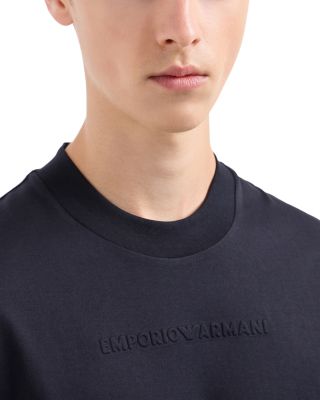 Pima Cotton Embossed Logo Tee