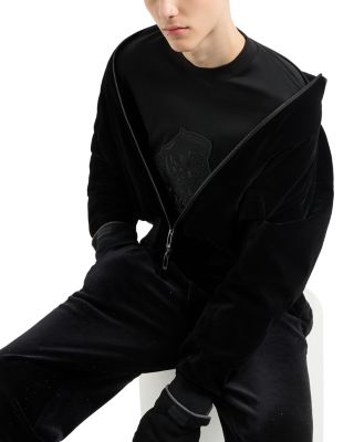 Bulldog Rhinestone Embroidered Tee