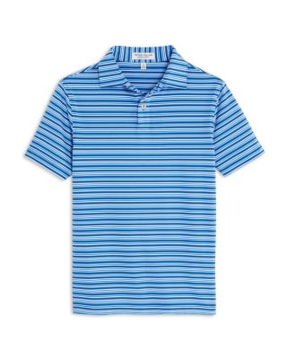 Peter Millar - Boys' Clifton Youth Striped Performance Jersey Polo - Big Kid