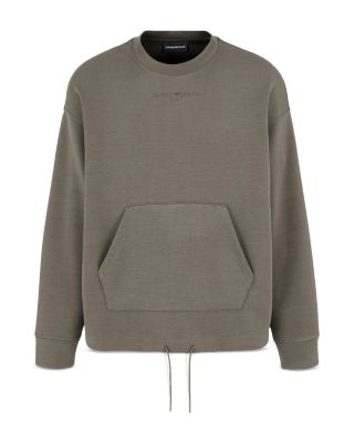 Jersey Drawstring Waistband Sweatshirt