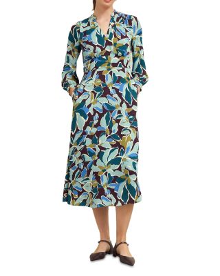 HOBBS LONDON - Lea Printed Midi Dress