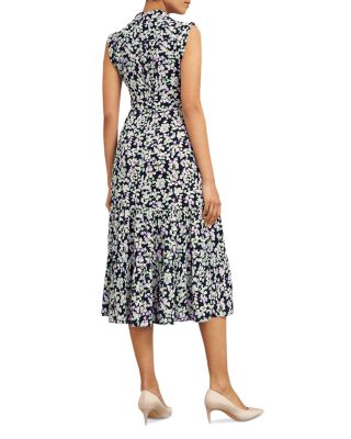 Esme Floral Print Sleeveless Midi Dress