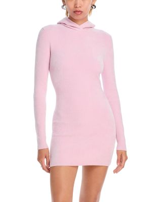 ワンピース Alexander Wang Pink stretch polyester mini dress Alexander Wang high-neck Short Dress | Pink | FARFETCH