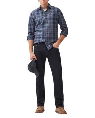 Monavale Slim Sports Fit Plaid Shirt