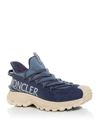 スニーカー MONCLER WHITE CANVAS TRAILGRIP LITE 2 SNEAKERS MONCLER Trailgrip Lite 2 $650 Men's White Sneakers New And