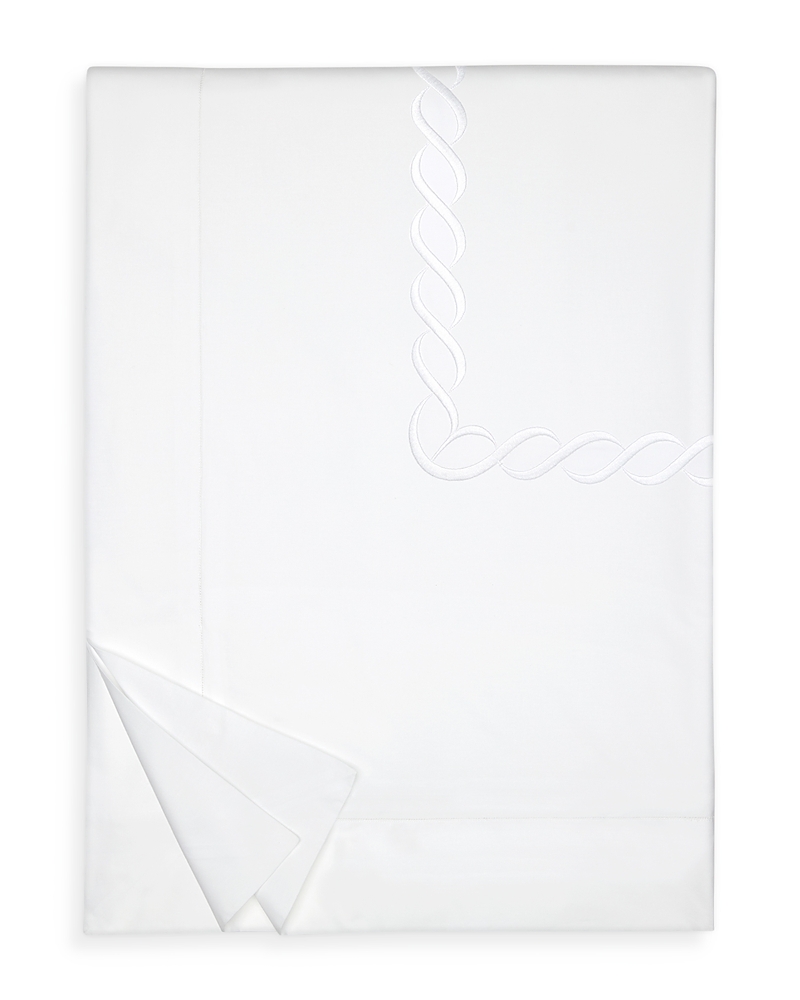 Pratesi Treccia Moderno Duvet Cover, Twin In White/white