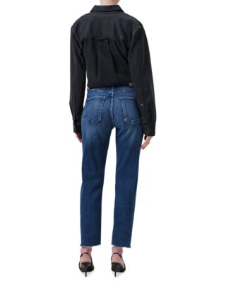 Palma High Rise Ankle Straight Jeans in Ambry