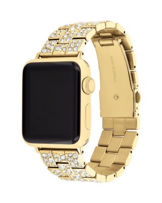 Apple Watch&reg; Gold-Tone Stainless Steel & Crystal Bracelet, 38/40/41mm